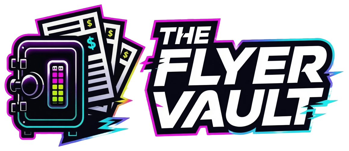 The Flyer Vault Logo