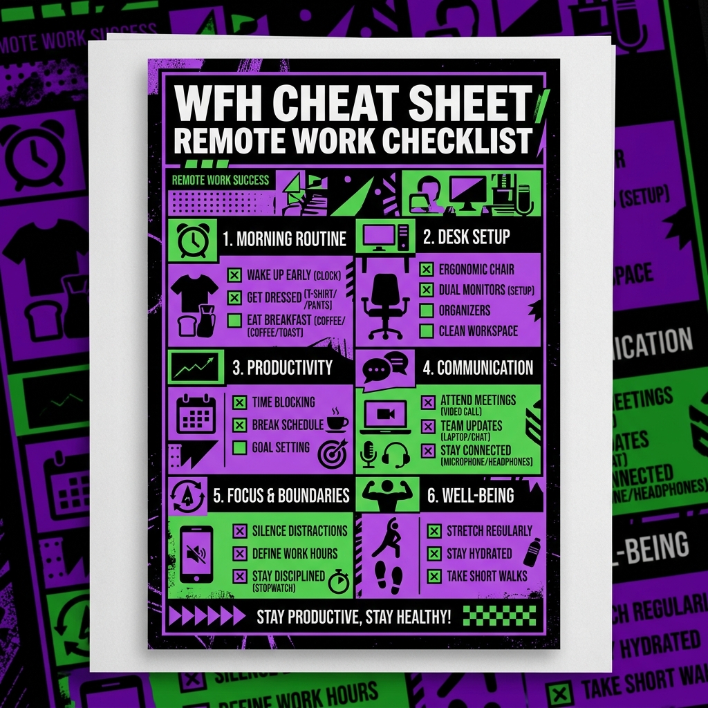 The WFH Starter Cheat Sheet